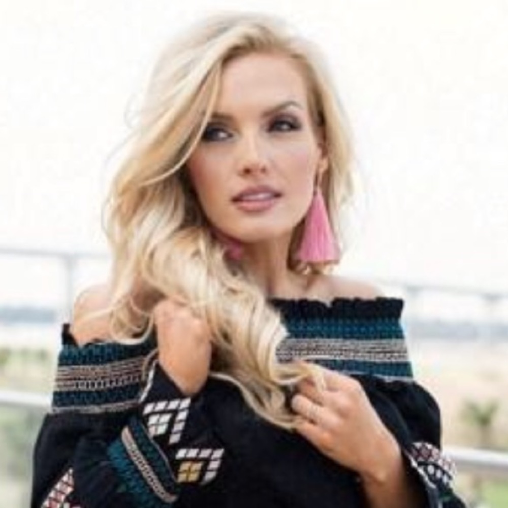 gorjana // pink palisades tassel earrings - Picture 2 of 7